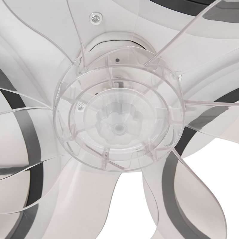 Ceiling Fan with LED Lights, Black