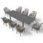 Ensemble de salle à manger extensible pour 8 personnes 8 personnes-987679613
