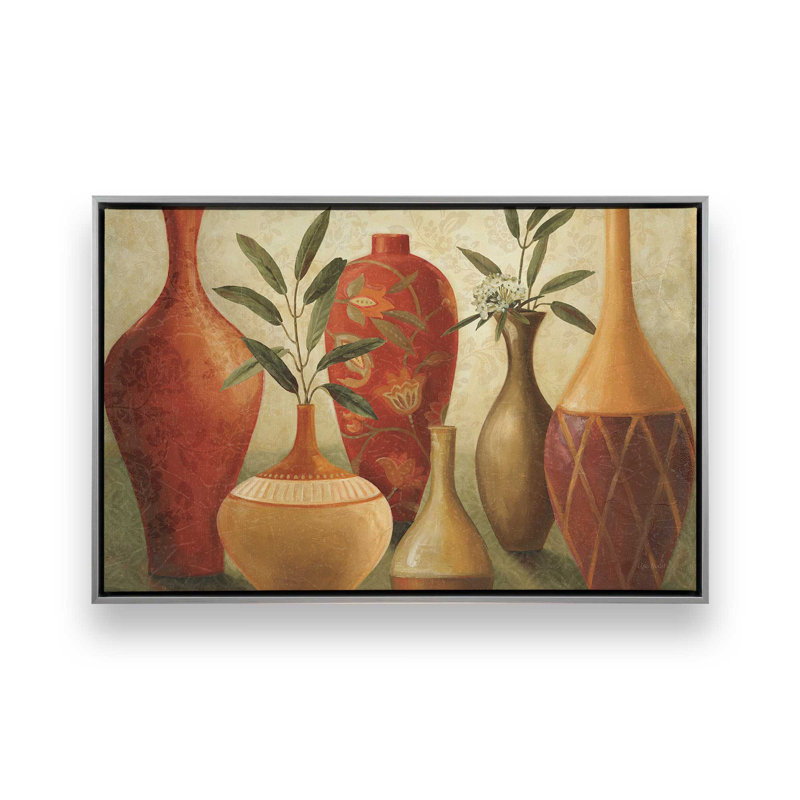 «Southern Tones I» par Lisa Audit, reproduction d'art, 18 W x 12 H, Argent, Framed Canvas