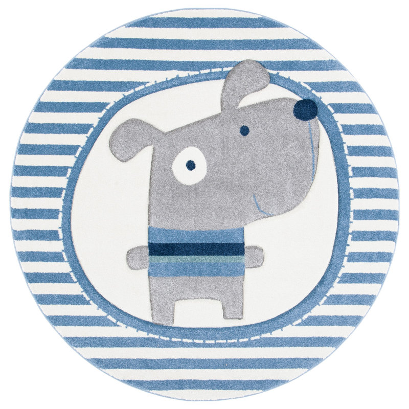 Asensio Kids 100 Performance Rug, Round 5'3"
