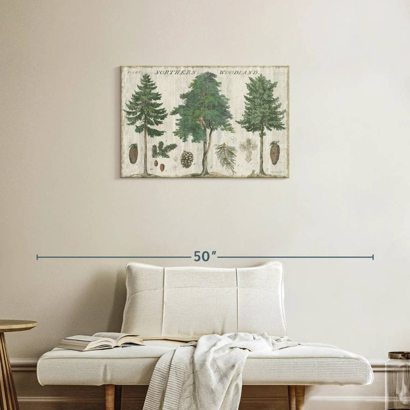 Harnek Woodland Chart I, 20" H x 30" W