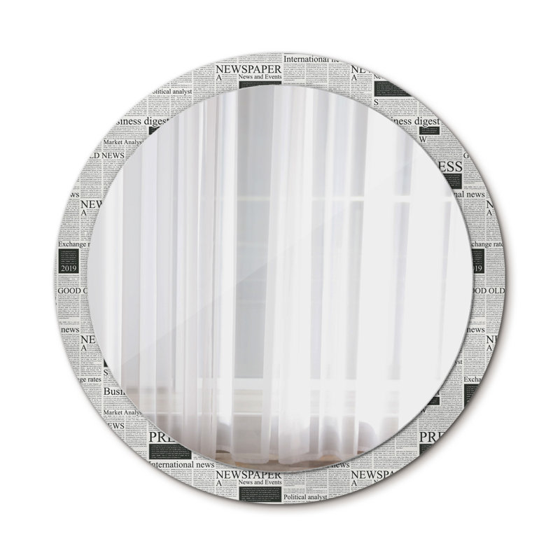 Huldar Glass Flat Wall Mirror