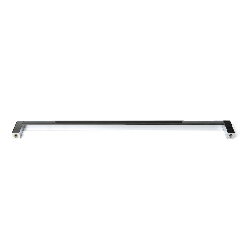 Square Top 18" Center to Center Appliance Pull Handle, Polished Chrome, 12"