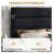 Alti Modern Full Size Bed Frame with Linen Upholstered Headboard,Black-1789860304-1789860310