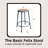 Felix Steel Stool, Assembly Ready-99356465-99356464-99356463