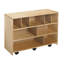 9 Compartment Manufactured Wood Shelving Unit