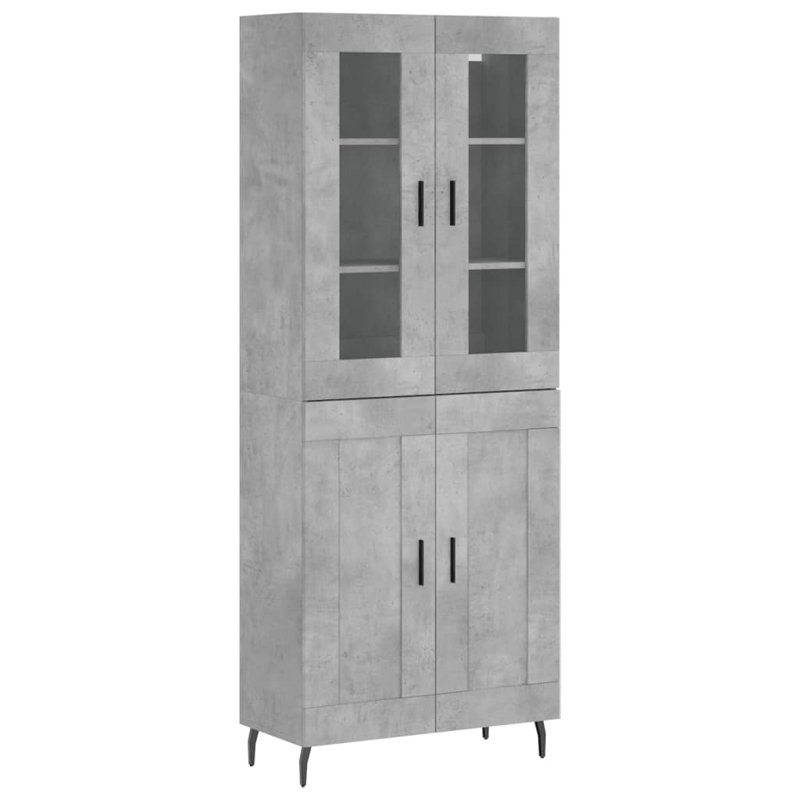 Minakxi 69.5cm Sideboard, Concrete Grey