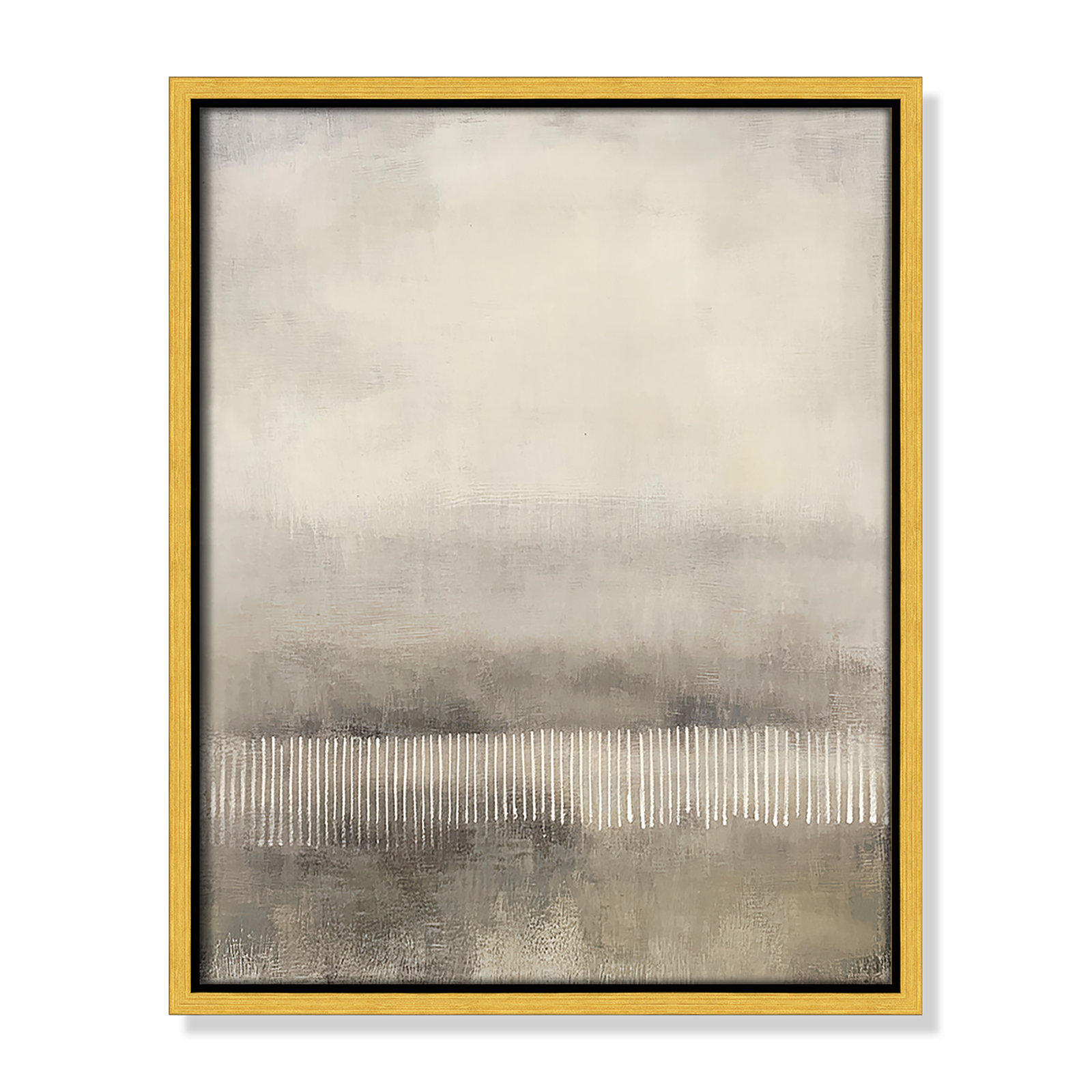 Balanced Silence I Print by Irena Orlov, 15.5" H x 12.5" W, Gold Floater