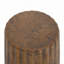 Table d'appoint intérieure MGO - Table de bout durable de style souche d'arbre pour patio, jardin, salon, hauteur 16,61 po