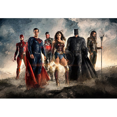 DC Collage 2 DC Heroes and Villians Collection - Art Prints