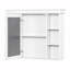 Wall mounted bathroom storage cabinet with mirror door-1607458234