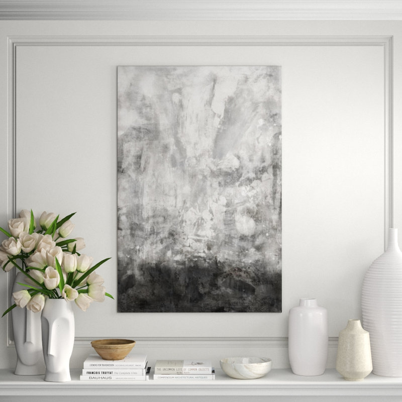 Shades Of Cluster Print by Elena Carlie, 60" H x 40" W x 1.5" D, Plexi