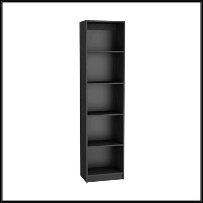 Alexander Black 3 Piece Living Room Set With 3 Bookcases
