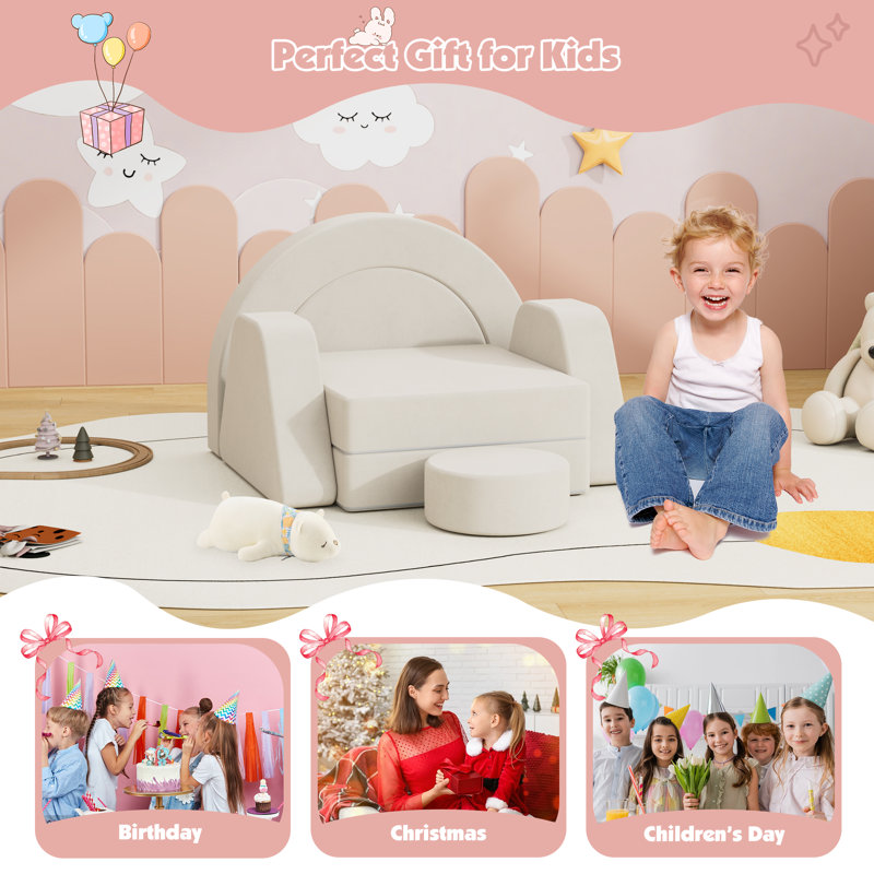 Children's Sofa / Sectional, Beige