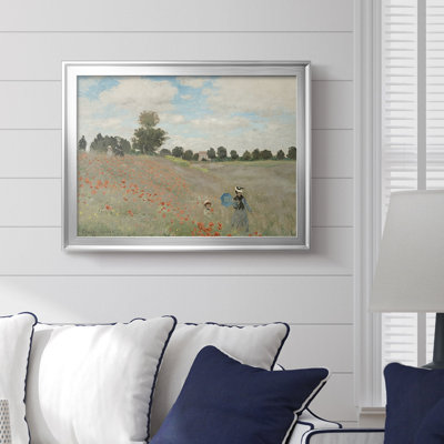 Coquelicots à Argenteuil (Les Coquelicots) - Claude Monet, toile tendue avec châssis, 1873