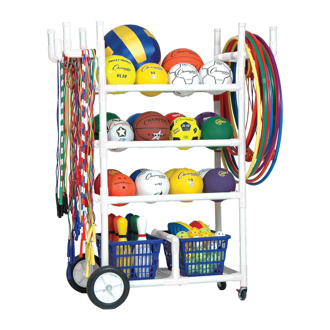 Plastic Freestanding Multi-Use Sports Rack Champion Sports