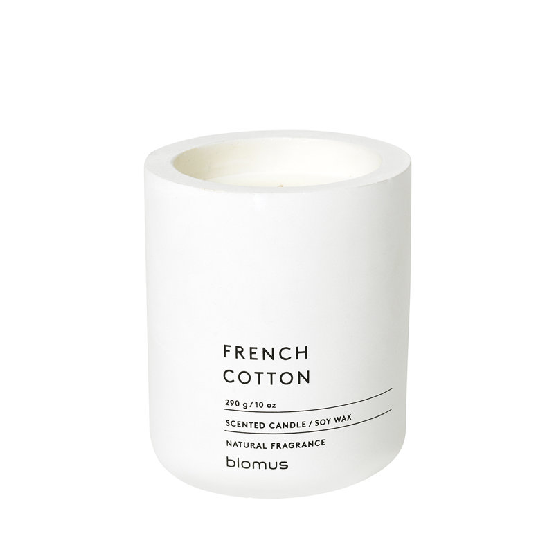 Bougie parfumée en coton FRAGA, Lys blanc, 10
