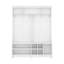 Modern Hallway Hall Tree with Metal Hooks and Storage Space, Multi-Functional Entryway Coat Rack with Shoe Cubbies