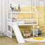 Lit mezzanine simple en bois avec glissade-1749567102