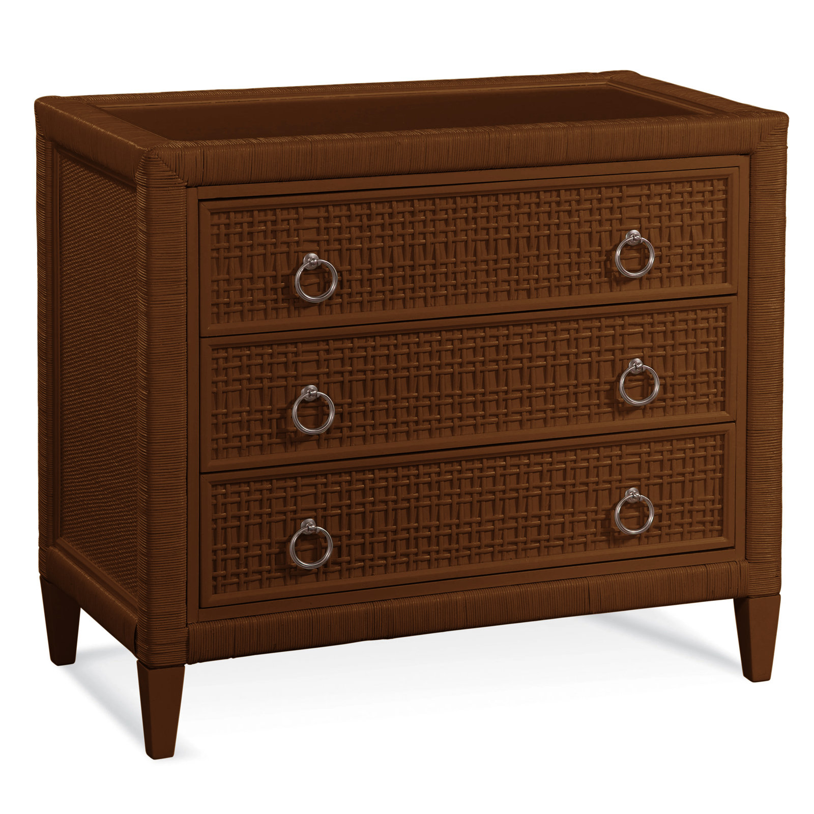 Monterey 36" Dresser, Coffee, No, Satin Nickel