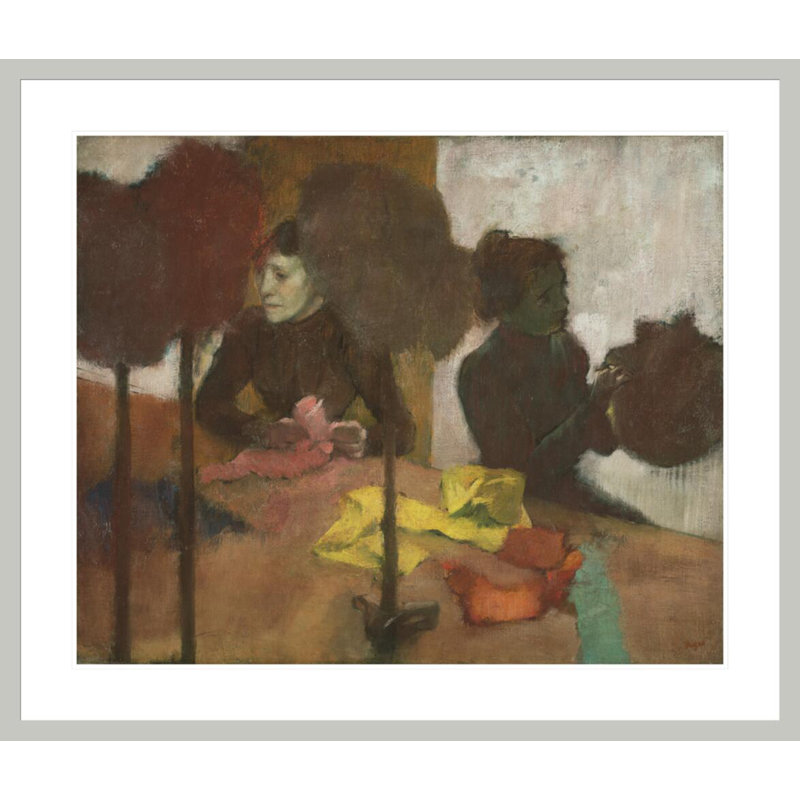 «The Milliners» par Edgar Degas, impression giclée sur cadre, 33.5" H x 39.32" W