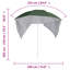 Ambri 318836 Beach Parasol with Side Walls-99775086