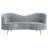 Reigha Grey And Gold Upholstered Loveseat