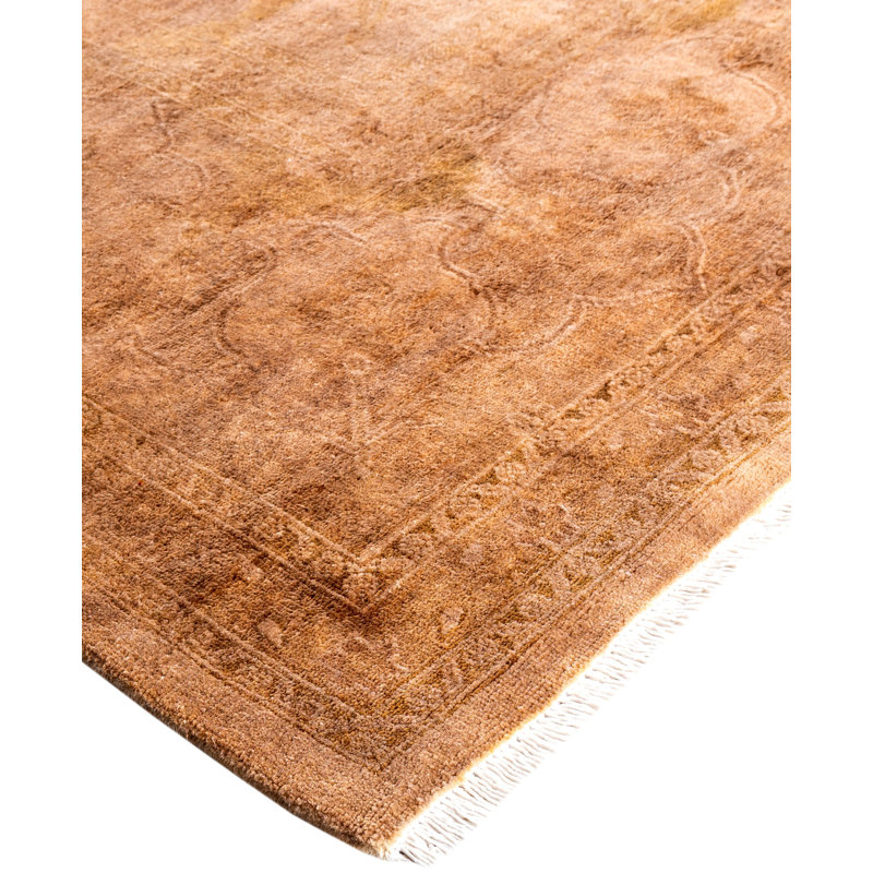 Overdyed One-of-a-Kind 10' 3" X 13' 8" Hand Knotted Area Rug