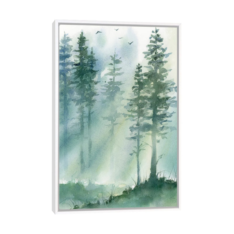 «Forest Light» - reproduction d'art murale - toile encadrée, H 48 po x l 32 po, Reproduction encadrée sans passe-partout
