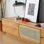 Meuble télé moderne en bois massif de couleur cerisier-99536966