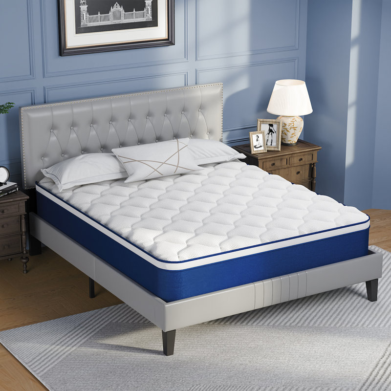 10"/12"/14" Medium Cooling Gel Memory Foam Hybrid Mattress In A Box, Queen, 10"