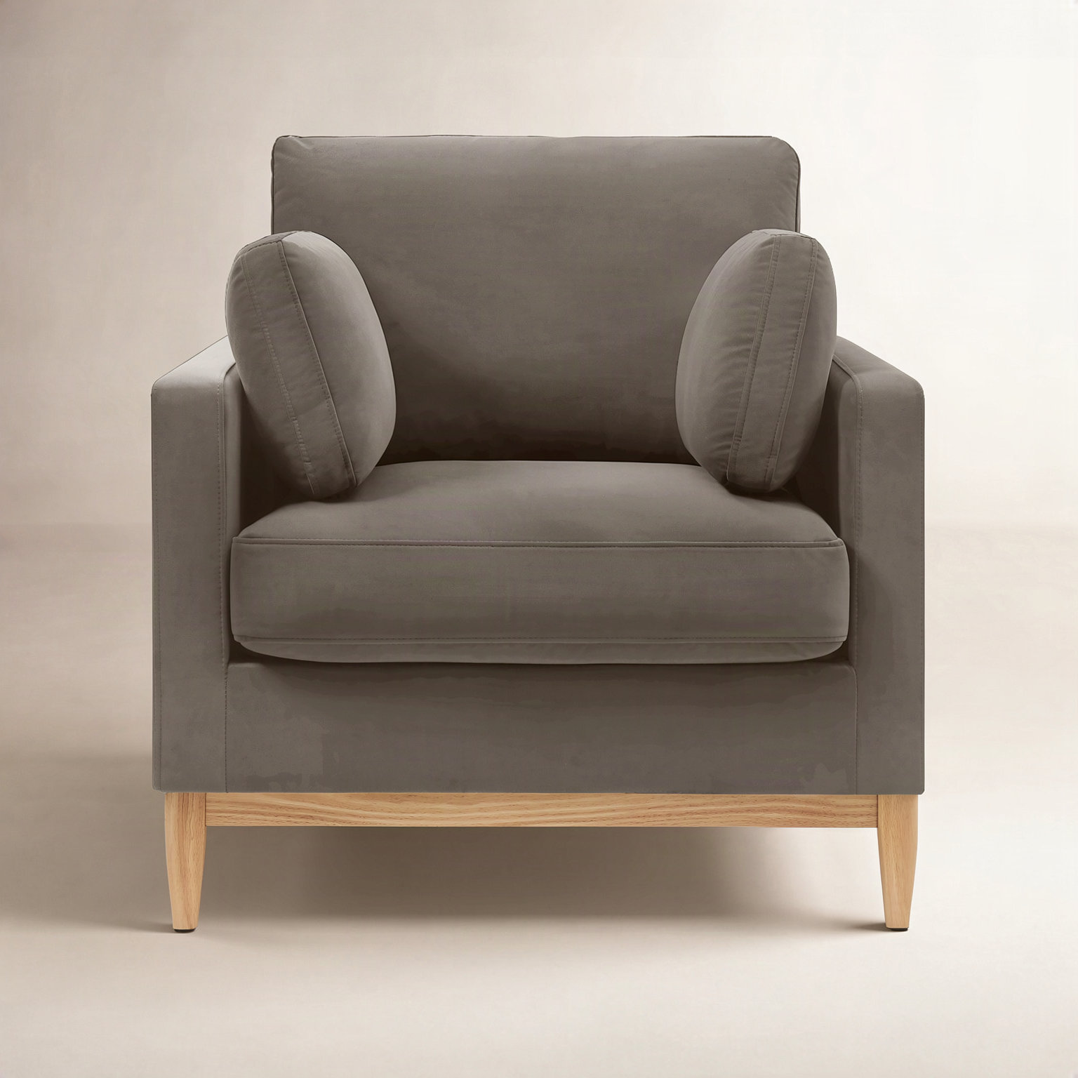 Ombra Velvet Armchair, Java