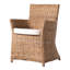 Chaise de patio avec coussin Waitsburg