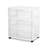 Sterilite Wide 3 Drawer Storage Cart, Rolling Cart with Wheels Organizes Clothes in Bedroom, Closet