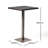 Rattan 26" SQUARE BAR TABLE