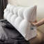 Wedge Headboard Pillow with Removable Cover-460576226-460576237