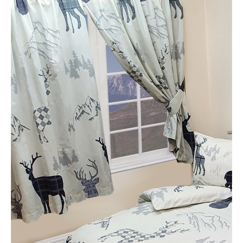 HIGHLAND STAG Kroeker Duvet Cover Set, Double Duvet Cover + 2 Standard Pillowcases