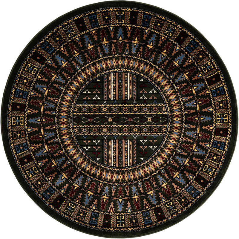 Sajur Dequone Rug, Round 5'3"