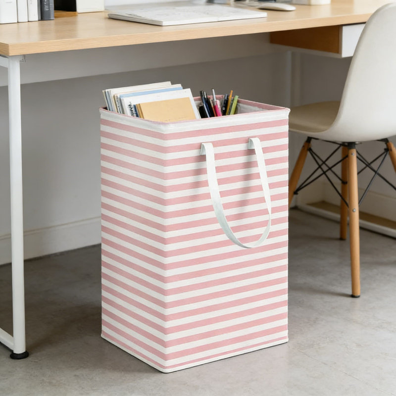 Large Capacity Foldable Laundry Hamper With Long Fabric Handles, 100L Storage Bin For Home, Dorm, Or Commercial Use, Multi-Purpose Organizer