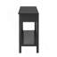 Console moderne en placage de sapin avec motif en nid d'abeille-1698662422