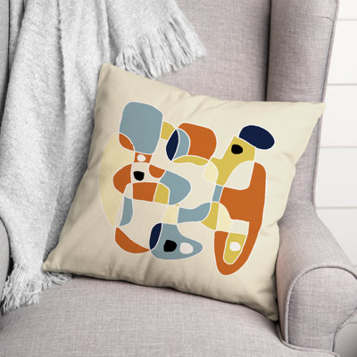 Jumble Square Pillow Cover & Insert