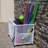 LoochMee 43'' W 1 Gallons Water Resistant Plastic Deck Box with Wheels-98493843