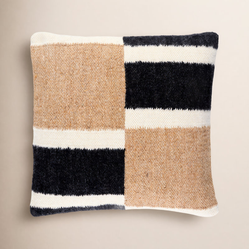 Coussin décoratif Osmund, H 18 po x l 18 po, Inférieur