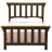 Fireside Lodge Barnwood Post Bed - King-1459342791