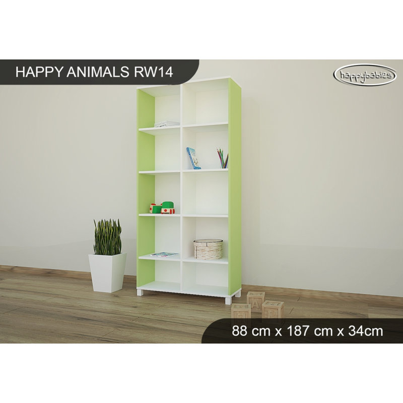 187cm H X 88cm W Animals Kids Cube, Green