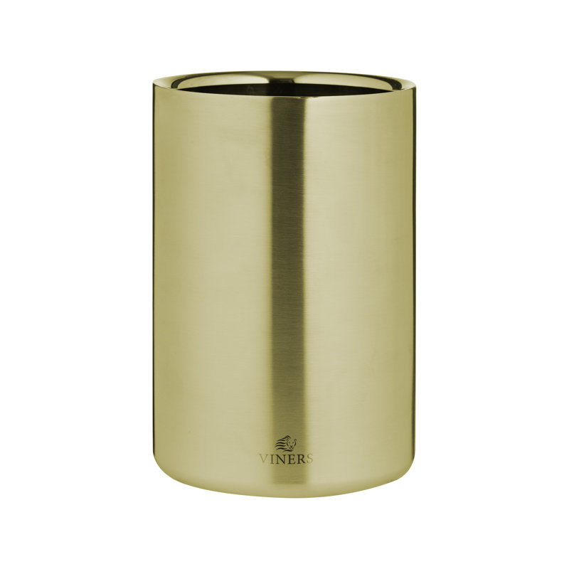 Barware Wine Cooler Double Wall 1.3L, Gold