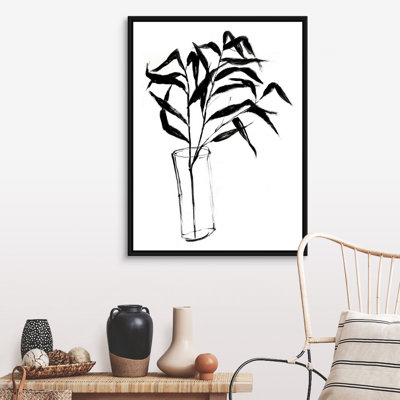 «Sumi-E Bamboo I», art mural sur toile