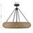 Gaia 6-Light Fan D'Lier in Matte Black by Breegan Jane-128103503