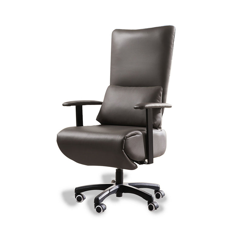 Minimalist Style Leather Multi-Function Office Chair