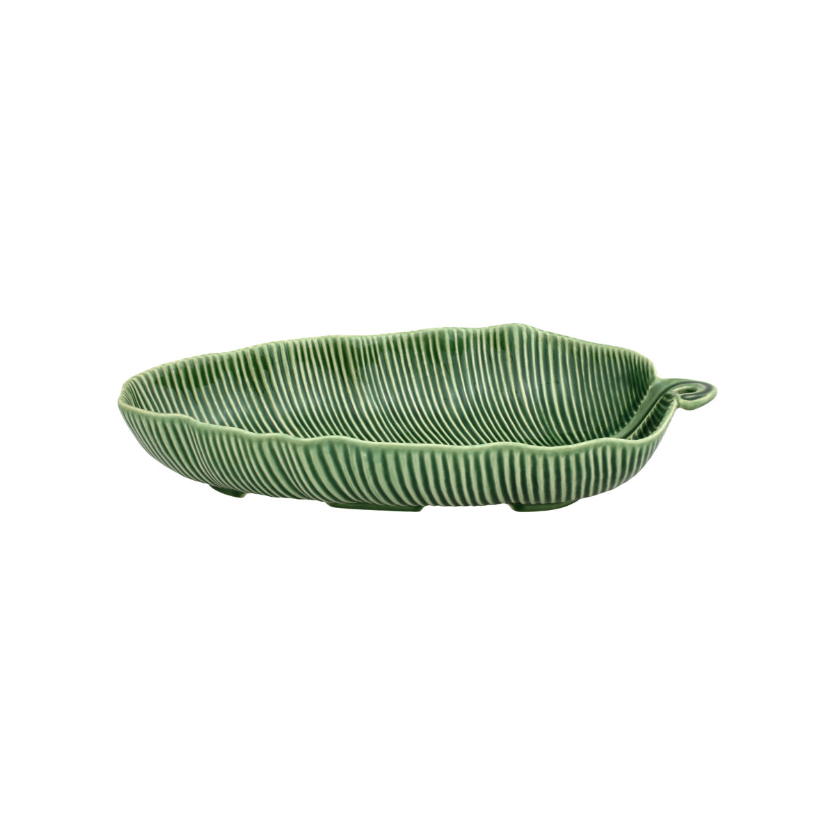 Bordallo Pinheiro Leaves Earthenware Salad Bowl
